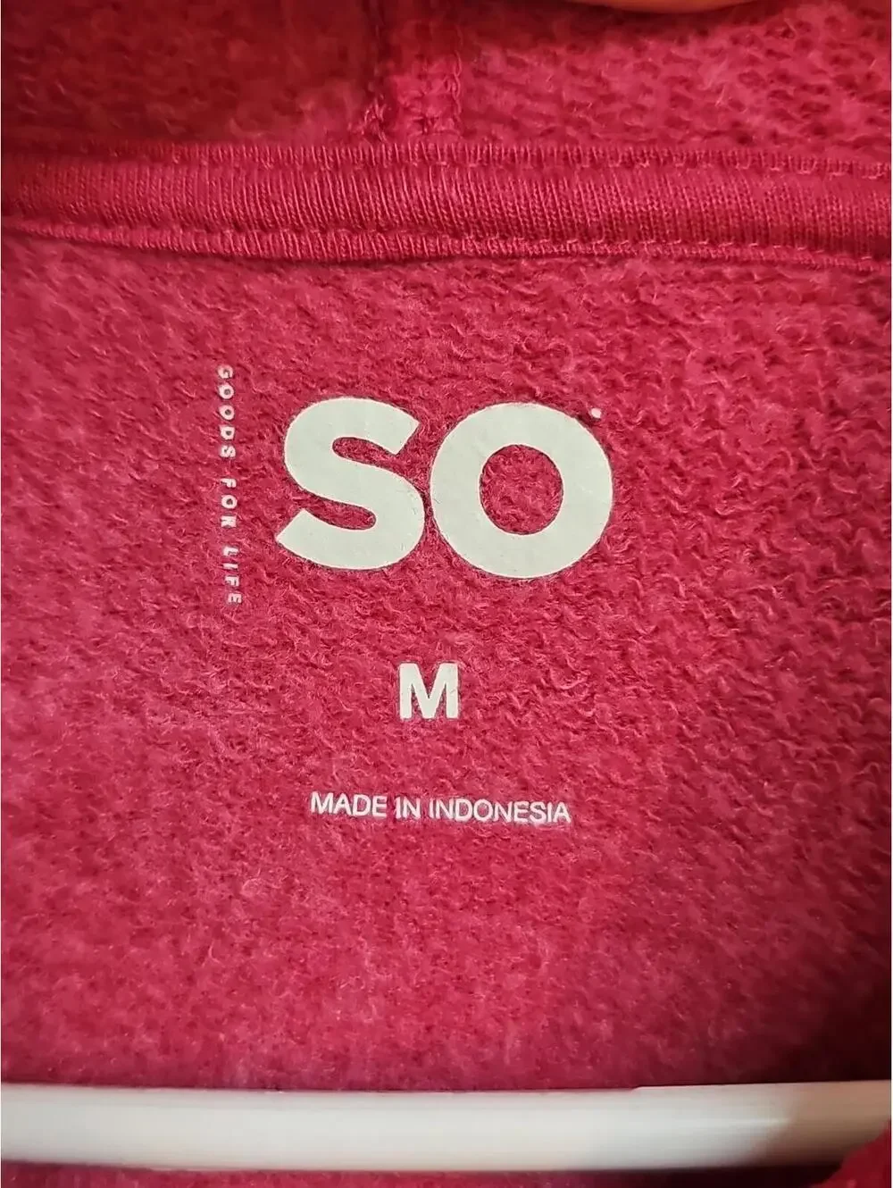 So Brand Perfect Hoodie, Pink, Women's Medium.  Kangaroo Pocket And Side Slits